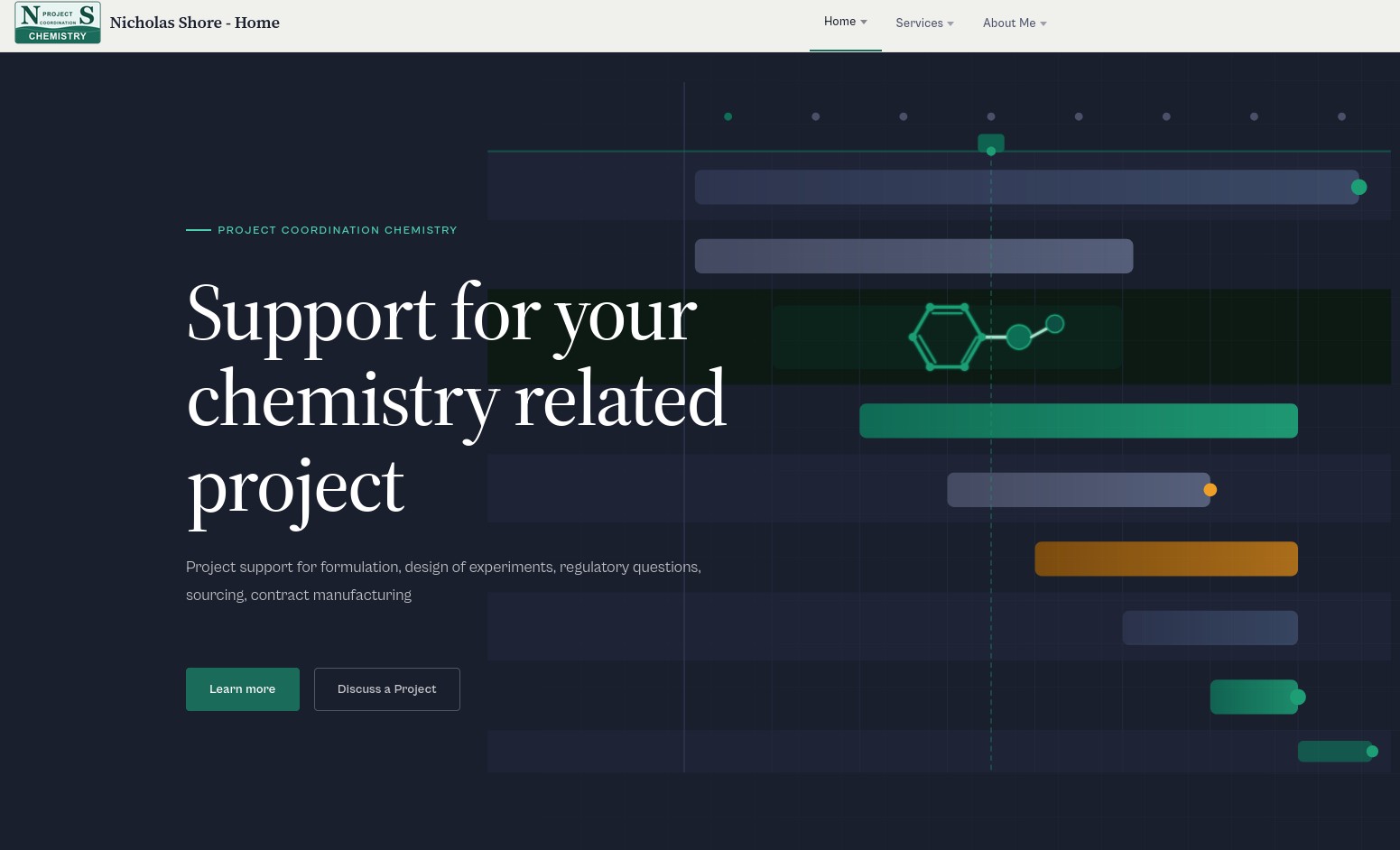 Home page of chemistry.nicholasshore.eu